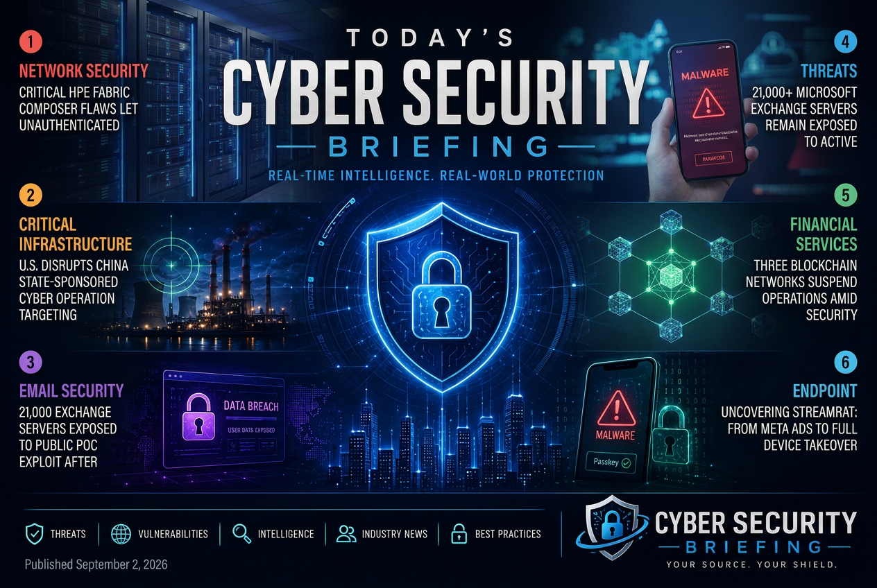 Illustrated summary of the top stories in the Cyber Security Briefing Briefing — September 2, 2026 briefing