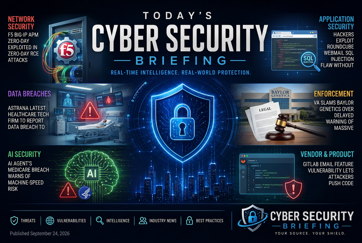 Illustrated summary of the top stories in the Cyber Security Briefing Briefing — September 24, 2026 briefing