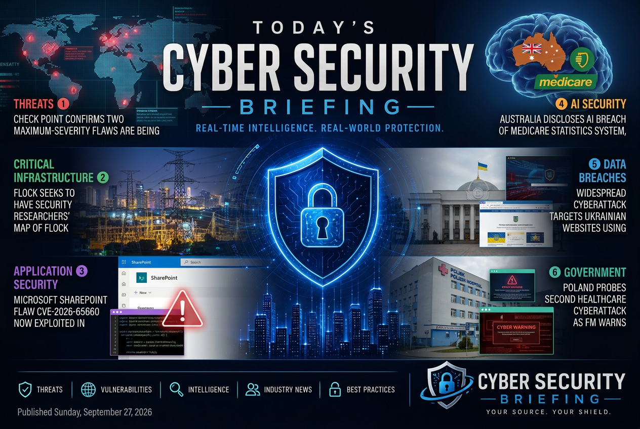 Illustrated summary of the top stories in the Cyber Security Briefing Briefing — September 27, 2026 briefing