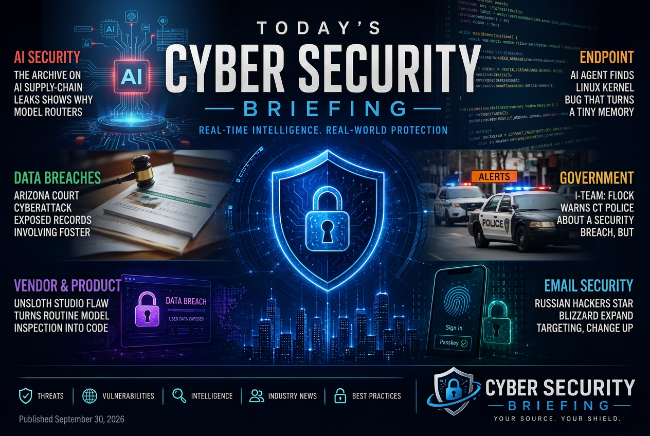 Illustrated summary of the top stories in the Cyber Security Briefing Briefing — September 30, 2026 briefing