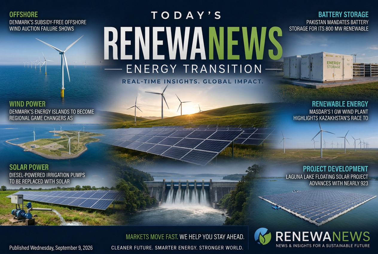 Illustrated summary of the top stories in the RenewaNews Briefing — September 9, 2026 briefing