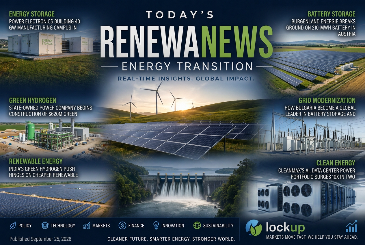 Illustrated summary of the top stories in the RenewaNews Briefing — September 25, 2026 briefing