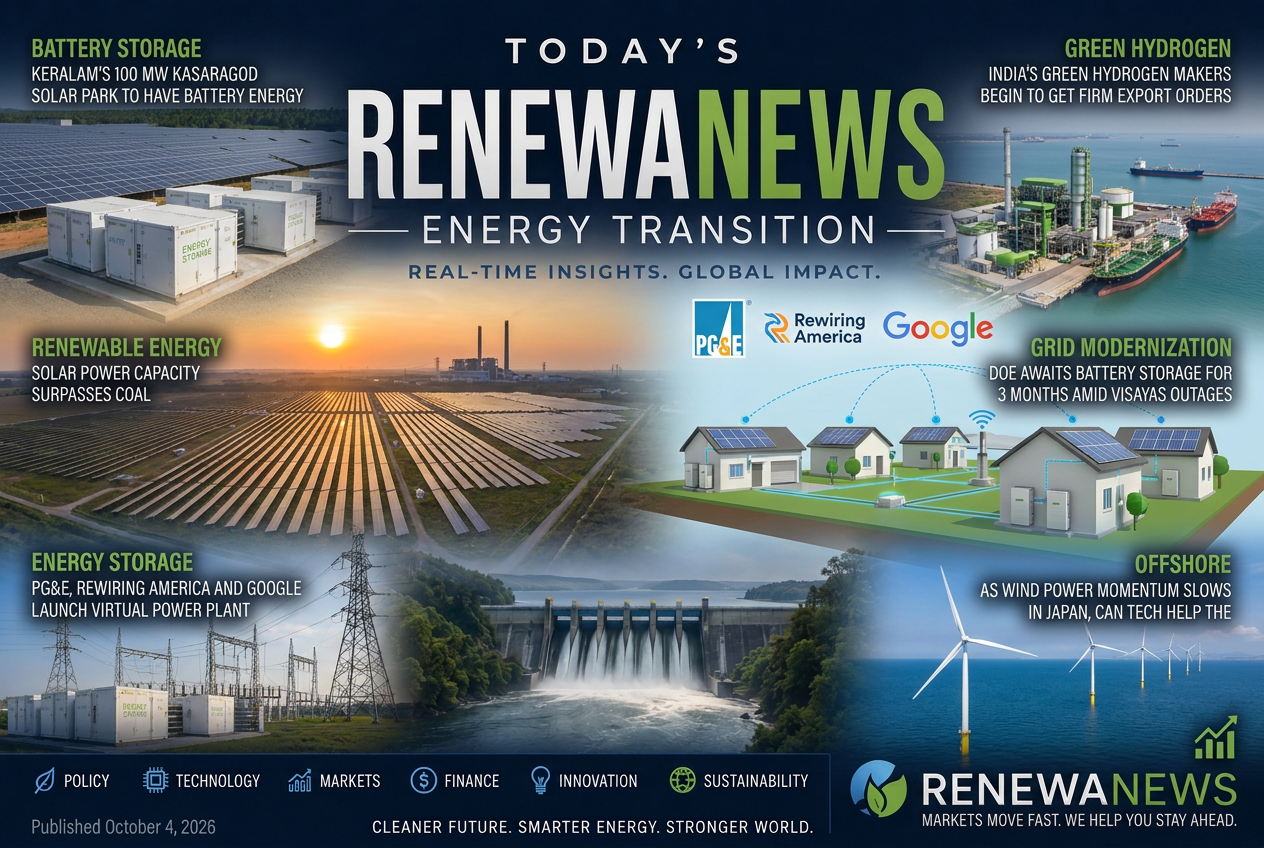 RenewaNews Briefing — October 4, 2026