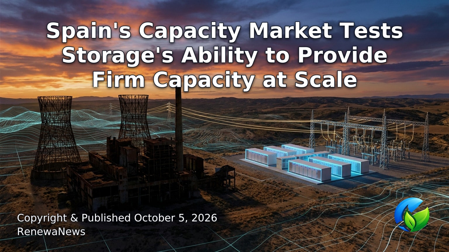 Hero image for the article “Spain's Capacity Market Tests Storage's Ability to Provide Firm Capacity at Scale”