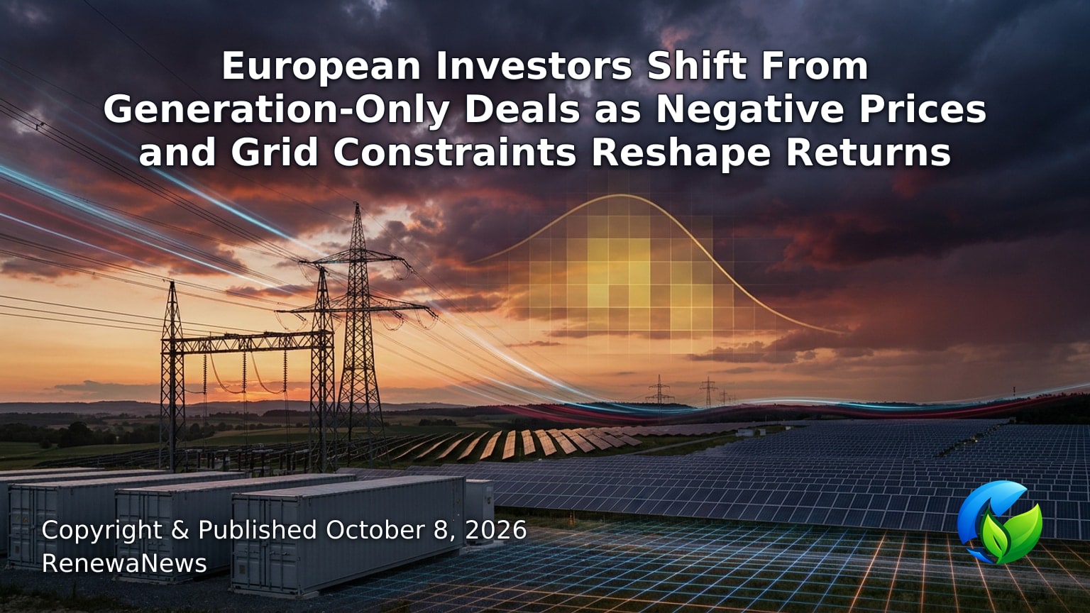 Hero image for the article “European Investors Shift From Generation-Only Deals as Negative Prices and Grid Constraints Reshape Returns”
