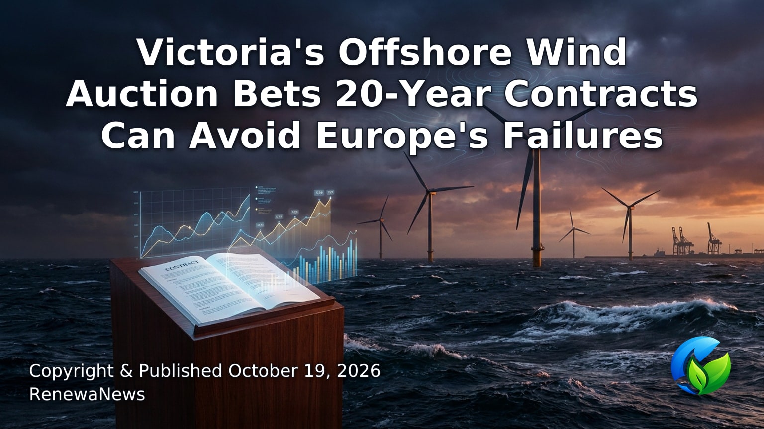 Hero image for the article “Victoria's Offshore Wind Auction Bets 20-Year Contracts Can Avoid Europe's Failures”
