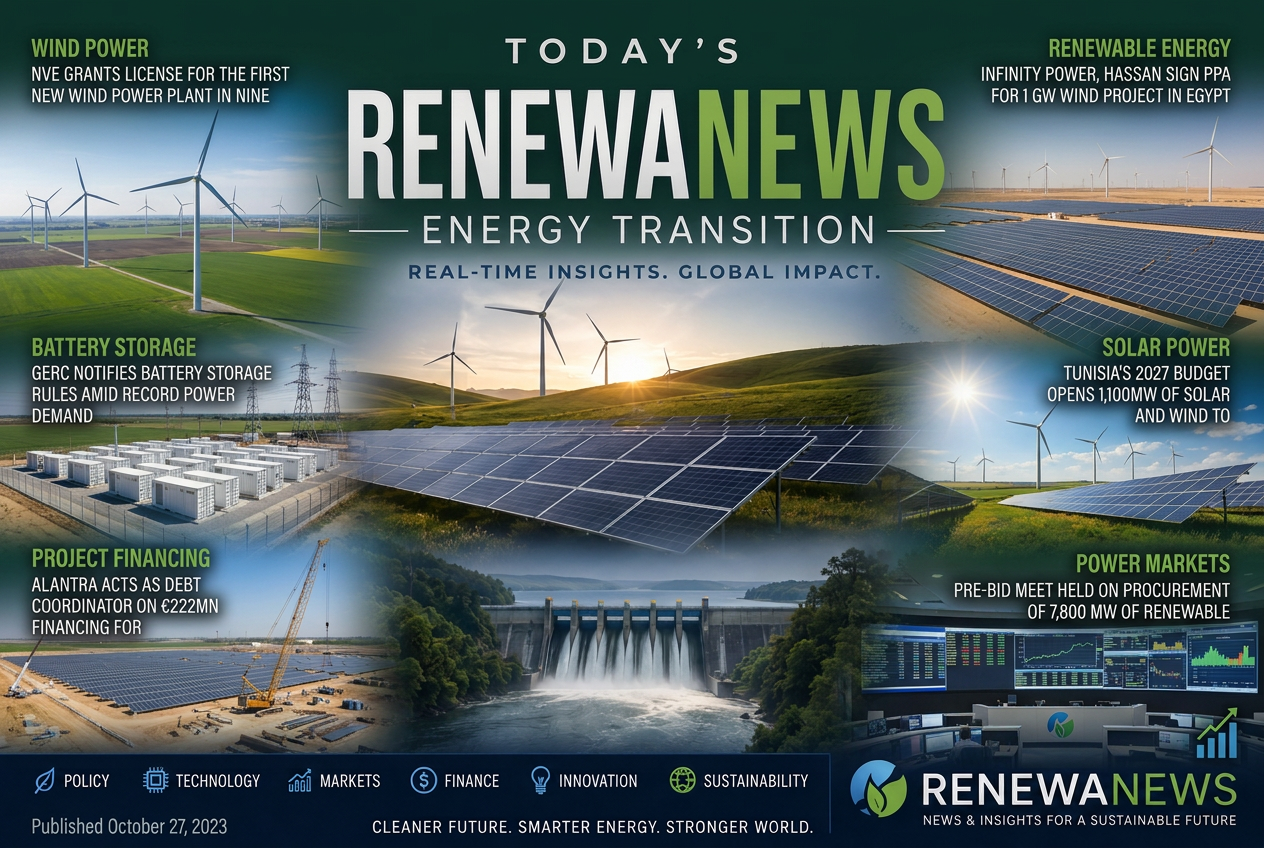 RenewaNews Briefing — October 23, 2026