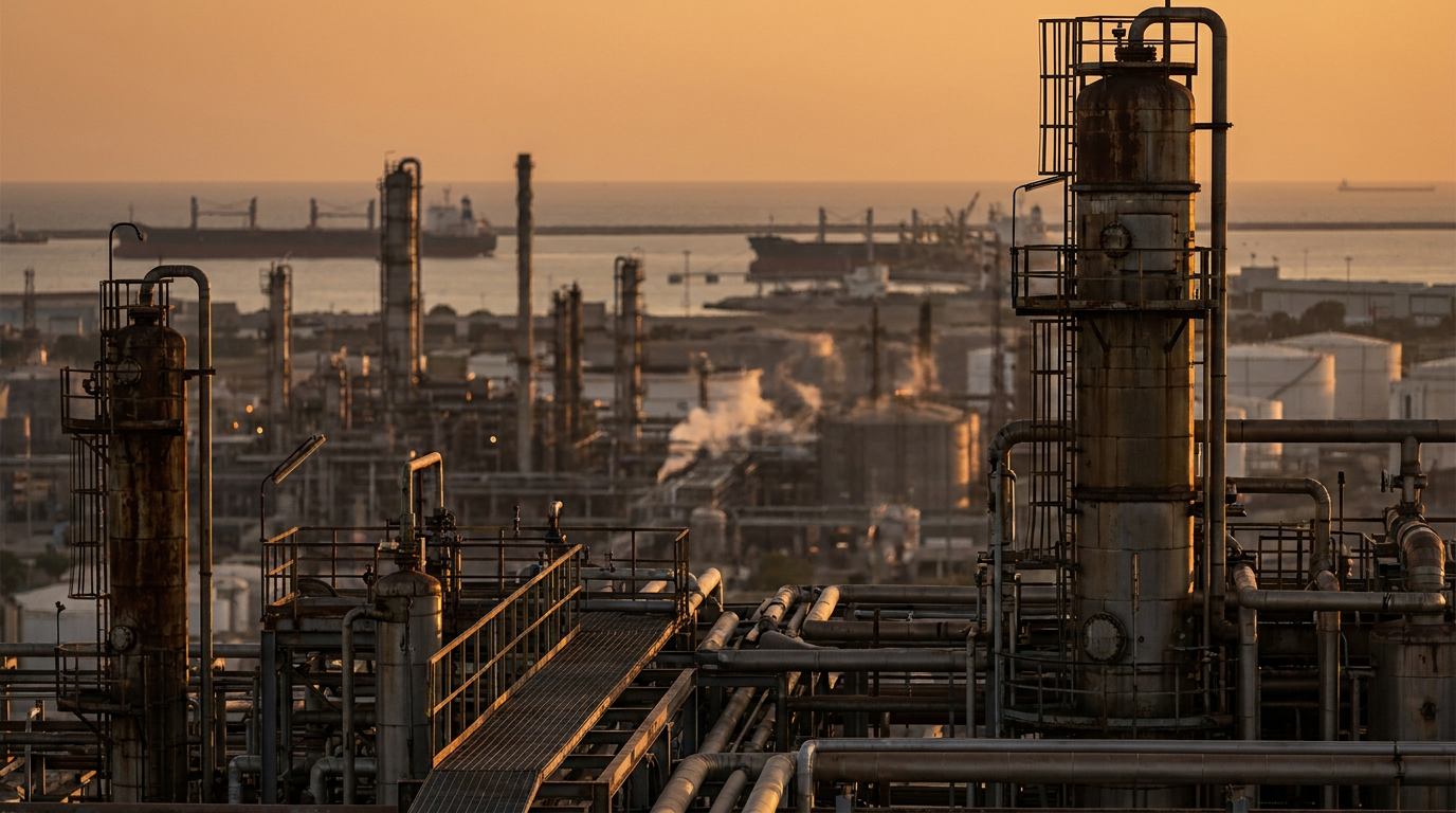 Hero image for the article “Why Domestic Refining Capacity, Not New Shale Wells, Is Now the Binding Constraint on U.S. Crude Realization”