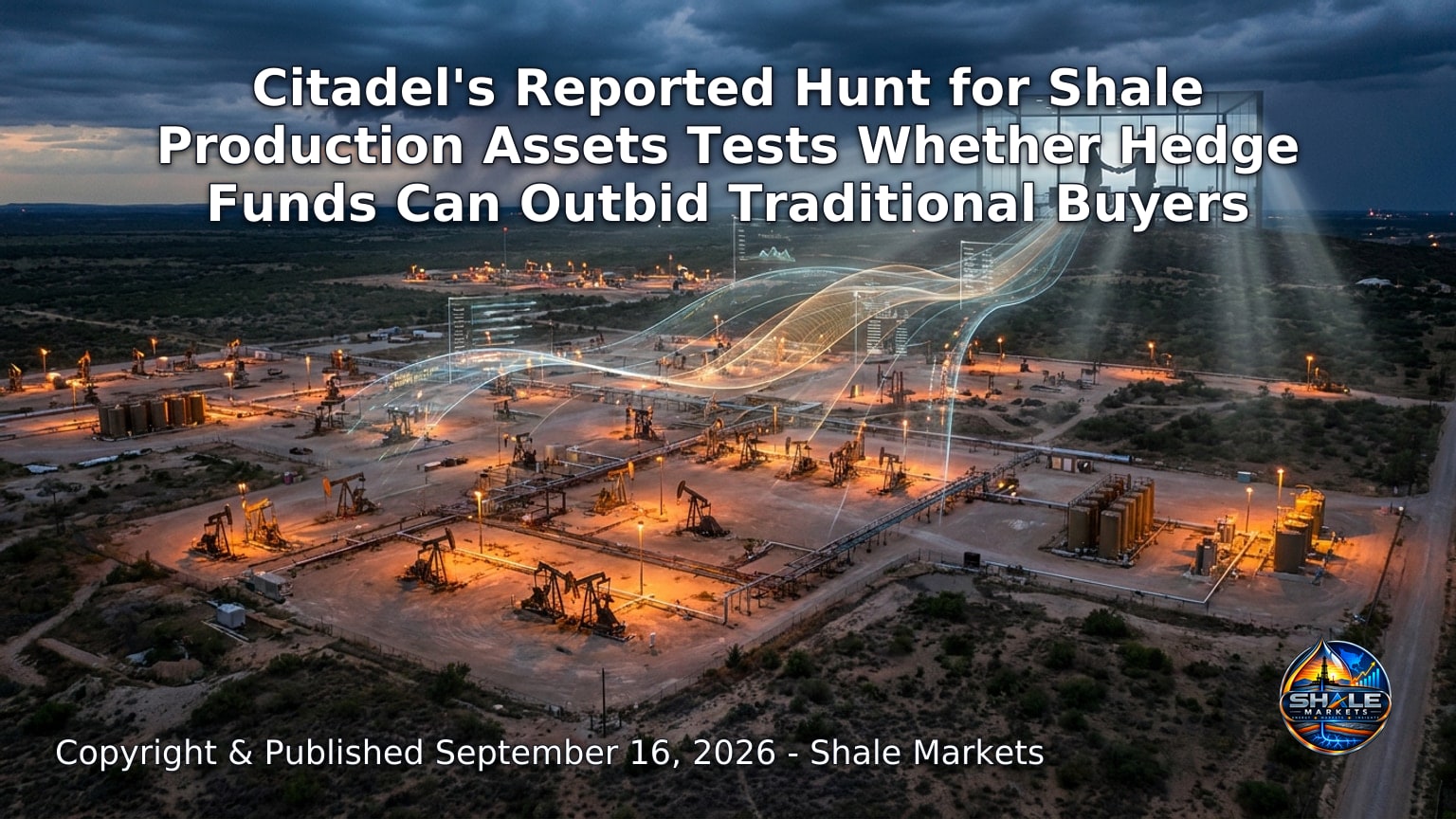Hero image for the article “Citadel's Reported Hunt for Shale Production Assets Tests Whether Hedge Funds Can Outbid Traditional Buyers”