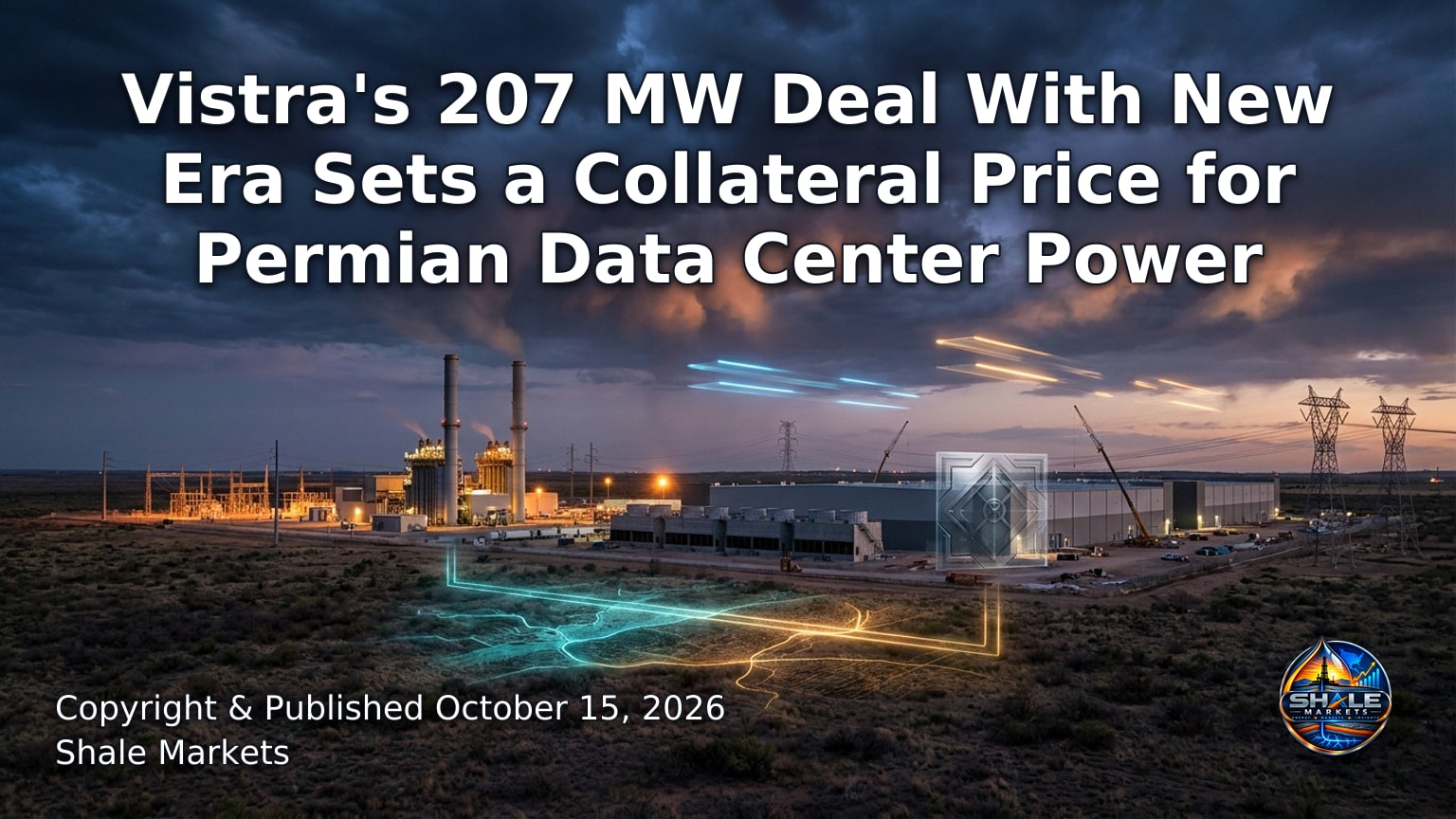 Hero image for the article “Vistra's 207 MW Deal With New Era Sets a Collateral Price for Permian Data Center Power”